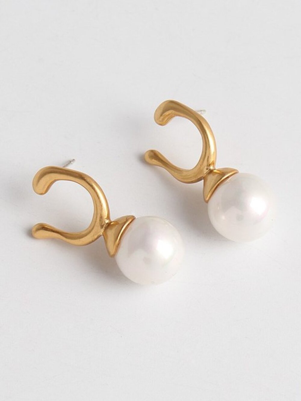 Anthropologie Freshwater Pearl Drop Earrings